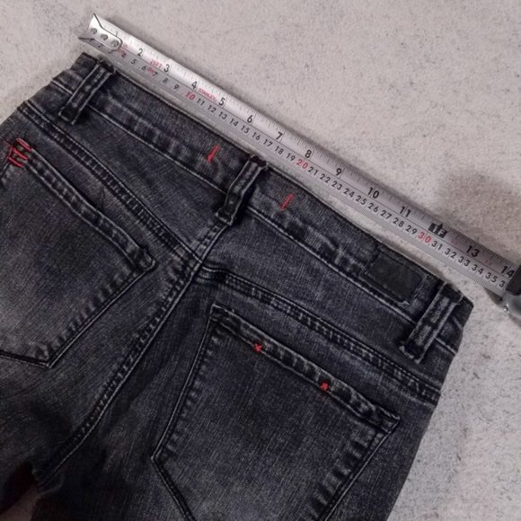 BDG 26x30 Cigarette Mid Rise Black Dark Gray Jeans - Picture 7 of 8